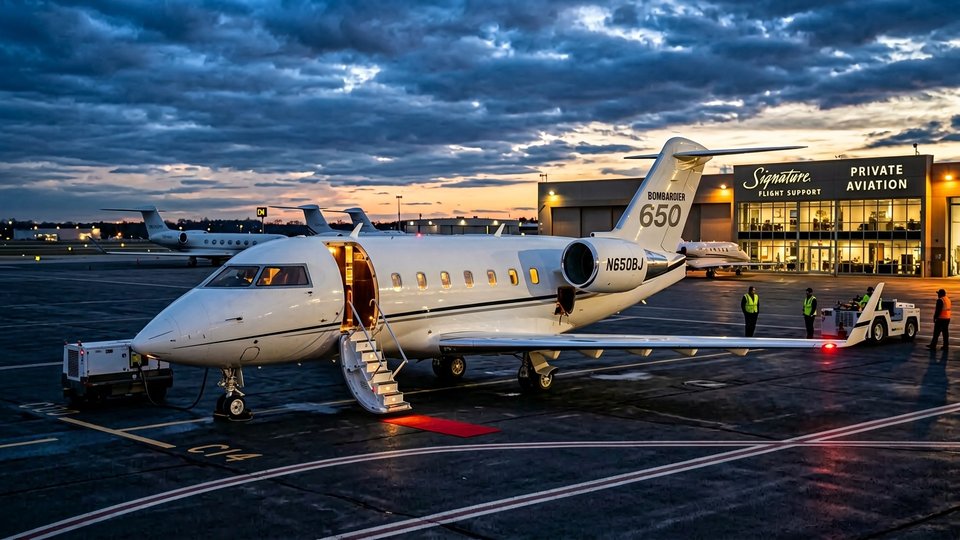 Тяжёлый дальнемагистральный джет Bombardier Challenger 650